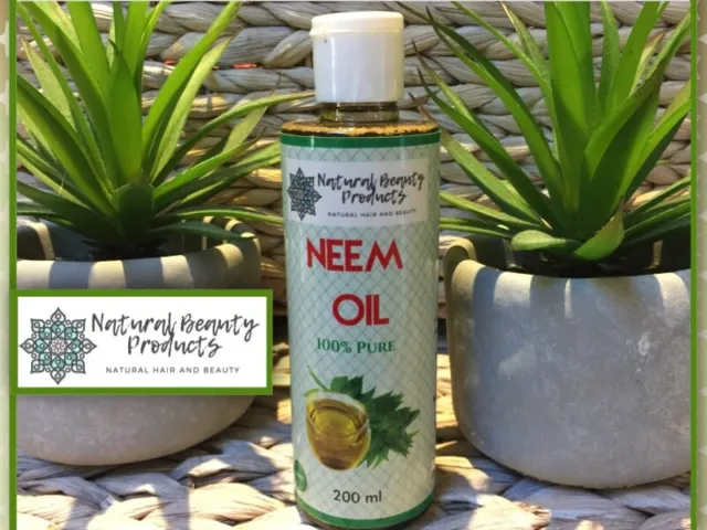 100% PURE NEEM OIL--Large 200ml- Cold-Pressed - SHIPS FROM SYDNEY