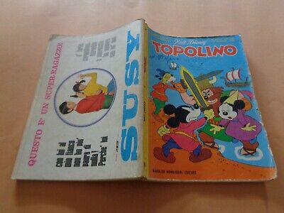 Topolino N° 651 Originale Mondadori Disney Discreto 1968 Bollini