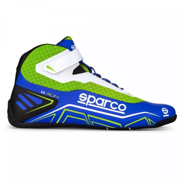 Sparco Karting Kart Racing Auto Shoes K-RUN blue green - size 36