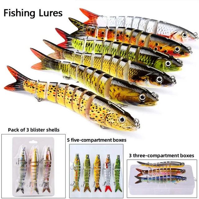 5PCS MIXED FISHING Lures Bulk Murray Cod Freshwater Bream Minnow