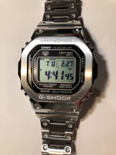 Casio G-Shock GMW-B5000 Stainless Steel Bluetooth Solar Watch