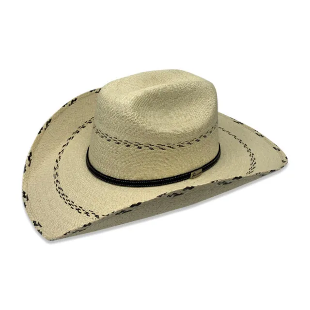 Atwood 7X Hereford Low Crown Pinto Palm Leaf Cowboy Hat