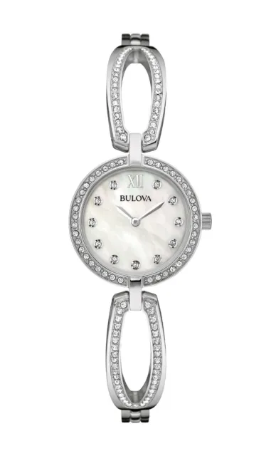Bulova Women's Quartz Silver Watch 26MM 96L223