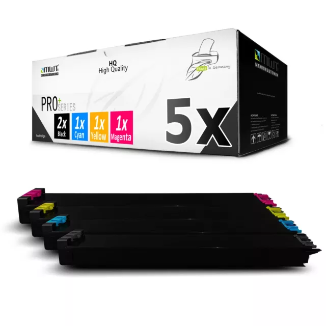 5x Druckerpatronen für Sharp MX3100 MX2301N MX2301 MX2600N MX2600 MX3100N CMYK