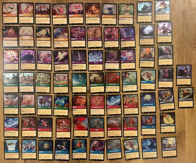 Disney Lorcana TCG Foil Set The First Chapter 1 Of Every Common 72 Foils!!!