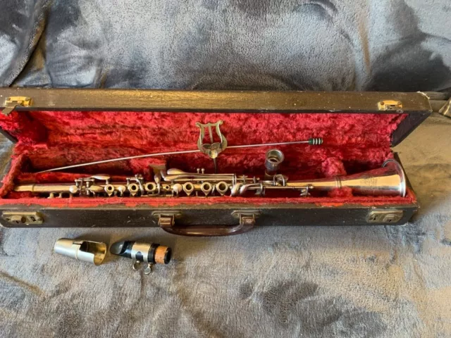 metall klarinette metal clarinet, H.N. White, American Standard