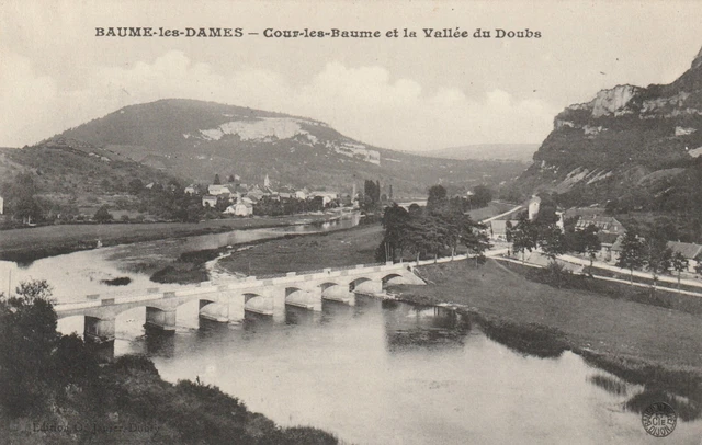 25 Cpa Baume Les Dames Cour Les Baume Vallée Du Doubs