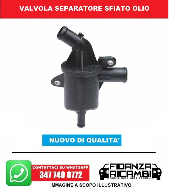Vinciann Separatore Olio Con Valvola Sfiato - Compatibile Con Fiat Punto, Lancia Ypsilon - Foto 2