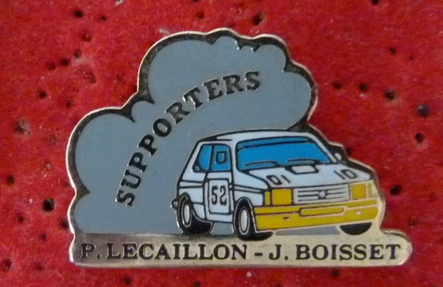 BEAU PIN'S RALLYE VOITURE SAMBA TALBOT EQUIPAGE BARBE PIETROBELLI