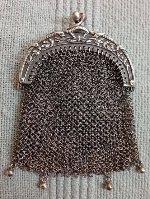 Importante Chatelaine En Argent Massif , époque XIXe Siecle