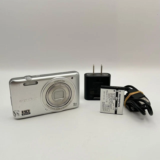 OLYMPUS VG-140 COMPACT Digital Camera Tested Clear Optics Good