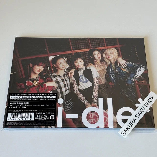CD I-DLE JAPAN 1st EP i-dle Poster Ver. CD+PhotoCard logo sticker