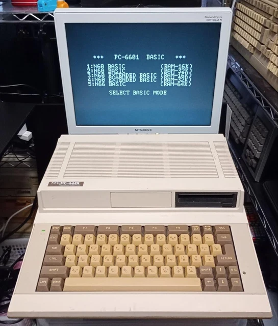 NEC PC-6601 P6 PC-6000 Series Vintage Japanese Computer