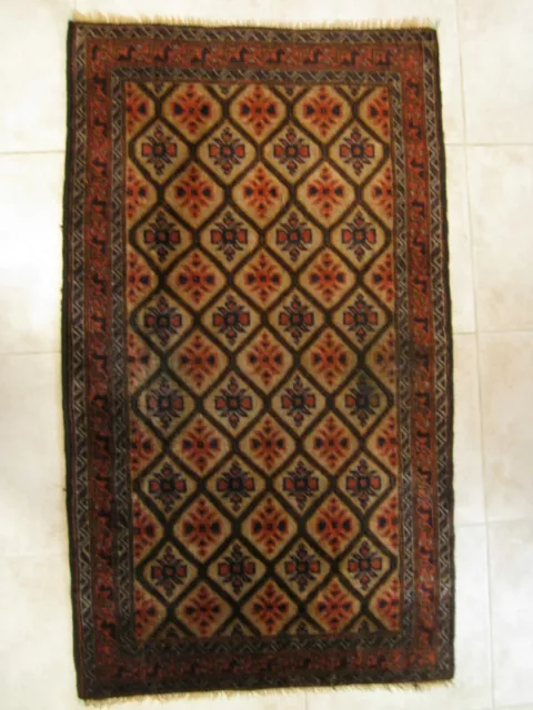 Superbe tapis Turkmène Noué main - Nomade - Rug - teppich handgeknüpft