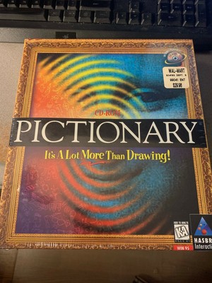 New Sealed Pictionary PC Windows 95 CD-ROM Game BIG BOX