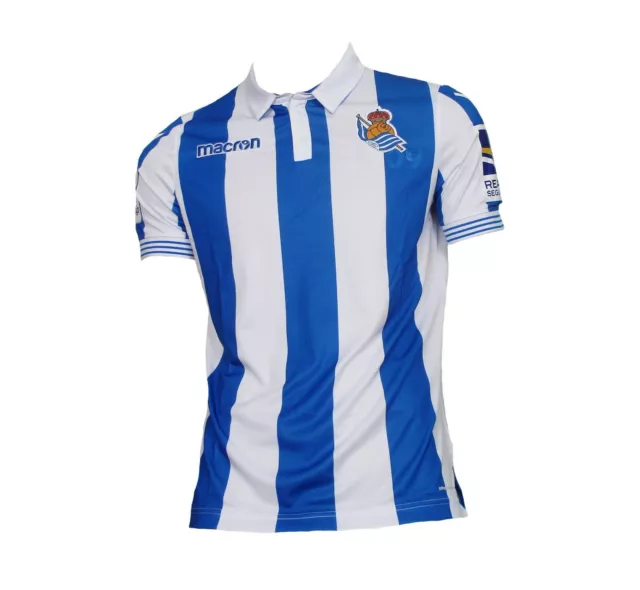 Real Sociedad San Sebastián Trikot Home 2018/19 Macron L Baskenland