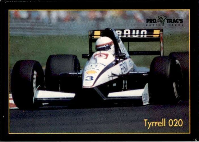 1991 PROTRAC'S Racing Cards Fomula One Series Tyrrell 020 #6 $3.86 ...