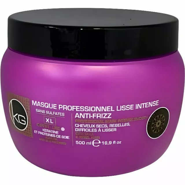 Masque Nourrissant KERAGOLD PRO Sans Sulfates XL À La Kératine/Protéine de Soie