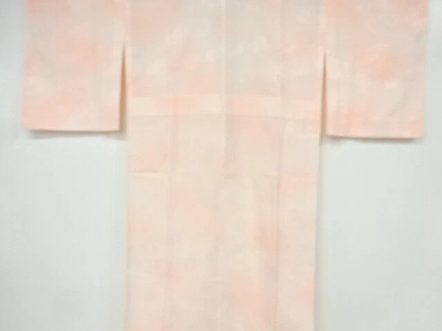 6565084: Japanese Kimono / Vintage Unused Hitoe Juban / Woven Stream & Kiku
