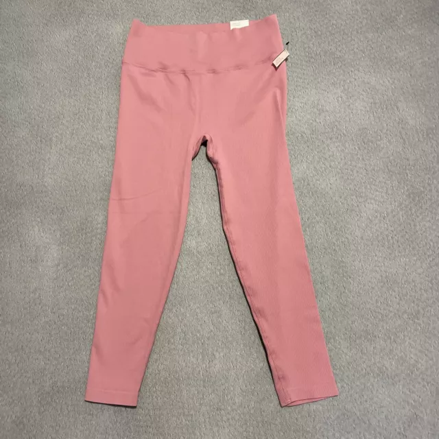 Victorias Secret Pants Women XL Extra Large Pink Capri Leggings Seamless Tight