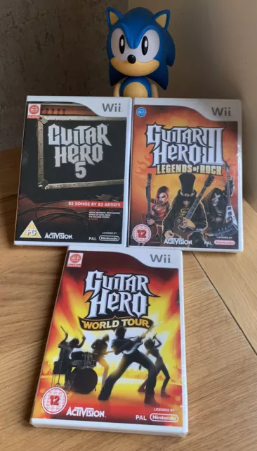 GUITAR HERO Bundle Nintendo Wii - Mint - Sealed - Complete