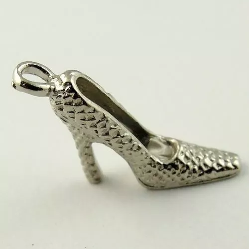35 Stück Antike Silber Hochhackige Schuhe Charms Anhänger Schmuck 22x13mm 09444