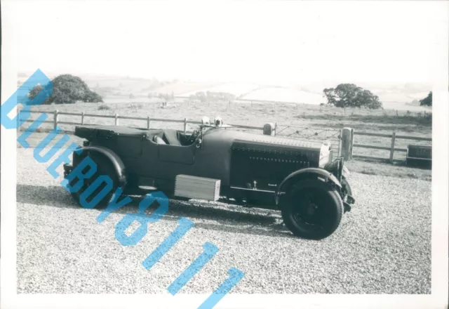 1920's Bentley Speed Six  1960's Dealer Stock Photo 5 x 3.5 inches