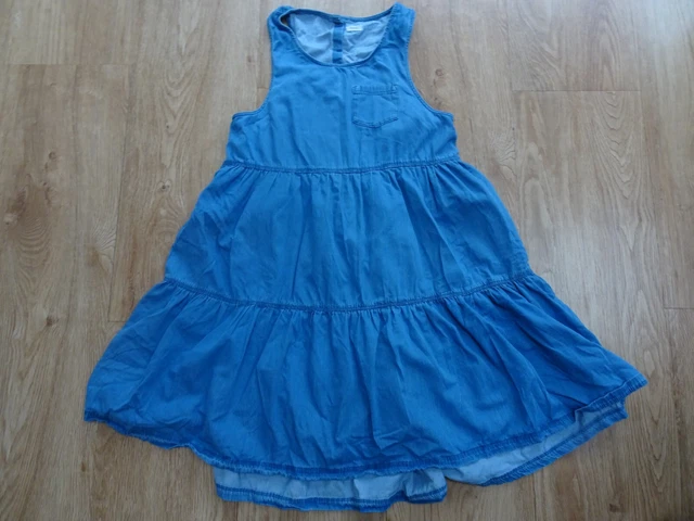 Abito estivo NEXT ragazza denim blu ETÀ 15 ANNI OTTIMO COND