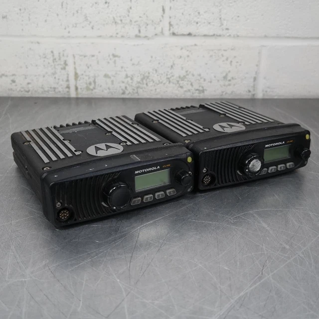 Lot of 2 Motorola XTL 1500 Digital Mobile Radios M28URS9PW1AN