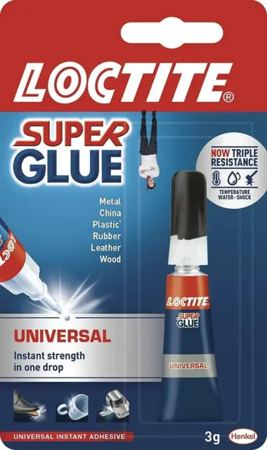 Loctite Super Glue Liquid 3g Selbstklebend Universal Hochleistung