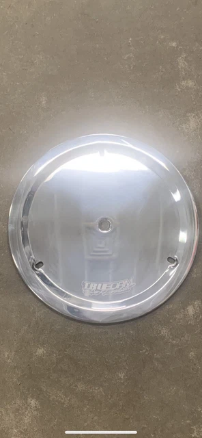 TRUFORM Wheel Cover Alum polished   !!!  dirt late model   ump  imca .