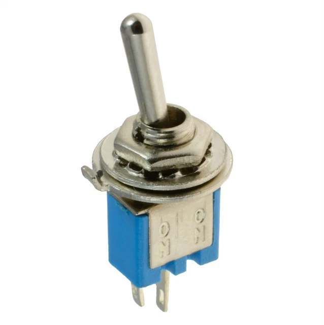 Lot De 4 Interrupteurs à Bascule SPST Métal - 12V 25A - Capuchon étanche - Pour Voiture, Bateau, Projets électroniques - 9