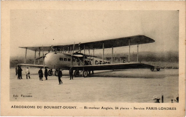 Carte Postale Ancienne – Aérodrome Du Bourget – Aviation – Monoplan Bernard 80 – Hispano Suiza