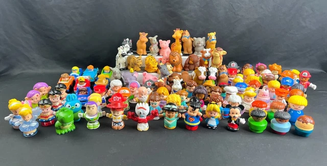 Fisher Price Little People Lot of 100 Figures Disney Super Heros & More! Fisher Price Little People Lot of 100 Figures Disney Super Heros & More!
