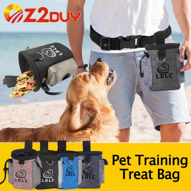 Dog Training Treat Bag Feed Pouch Pet Puppy Snack Waist Adjustable Pockets Bags