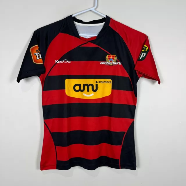 Canterbury Crusaders Rugby Union ITM Cup Jersey Men's Small S Flawed