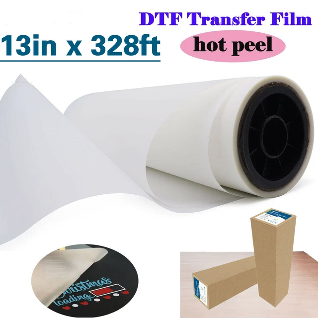CALCA DTF Transfer Film Premium Roll 13in x 328ft Double Sided dtf-film-33100-US