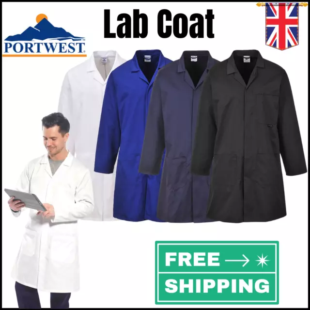 Doctors Coat Medical Lab Food Industry Hygiene Laboratory Nursing Unisex Overall