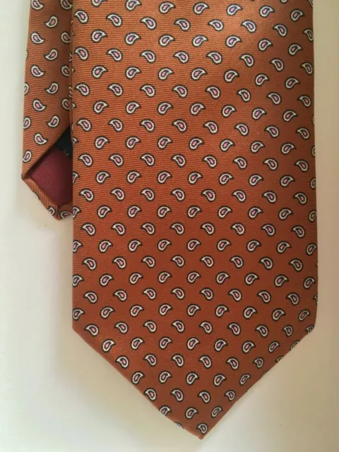 Vintage GANT Silk Paisley Neck Tie (3.15" Width) Ivy Prep Trad Style Necktie