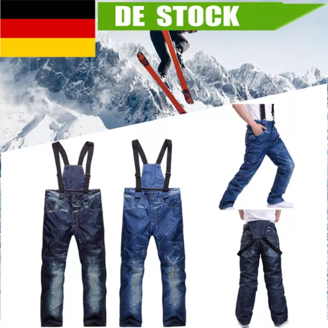 DE Herren Damen Snowboardhose Skihose Winterhose Schneehose Snowboard Ski Hose