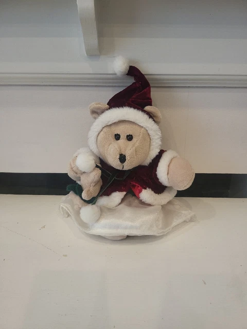 Starbucks Bearista Bear Velvet Plush Christmas 43rd Edition 2005