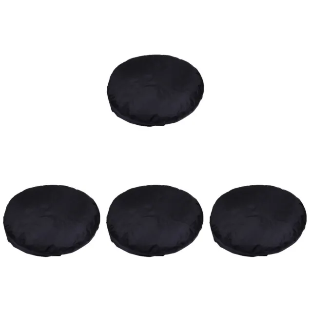 4 Pieces Outdoor Hot Tub Caps Waterproof Bathtub Cover Round