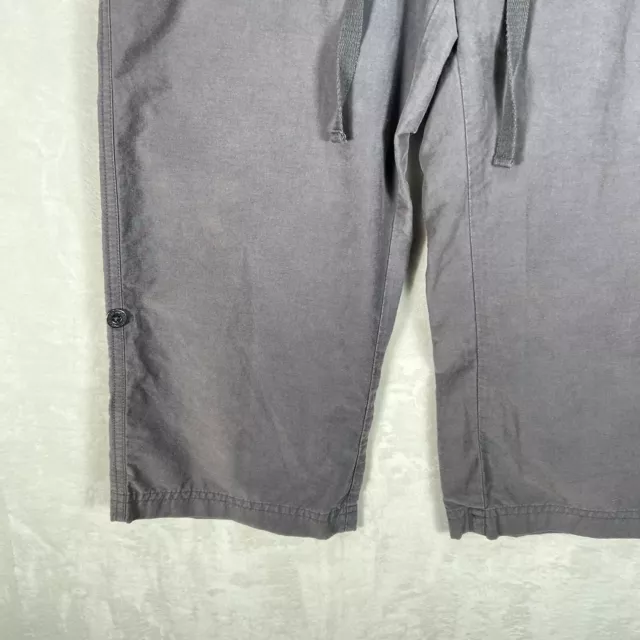 Columbia Arch Cape Capri Pants Womens Size 2 Roll Up Concrete Gray AL8340 3