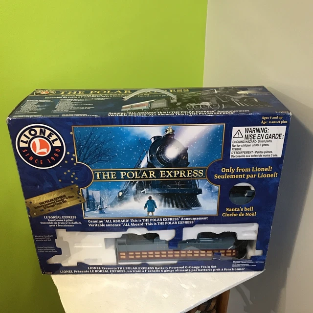 THE POLAR EXPRESS LIONEL TRAIN SET G GAUGE 711022 TOY TRAIN See