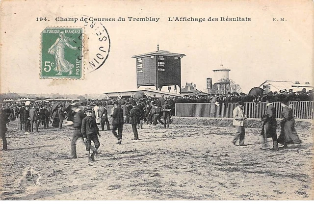 94 - TREMBLAY - SAN31263 - Champ de Courses de Tremblay - l'Affichage des Résu