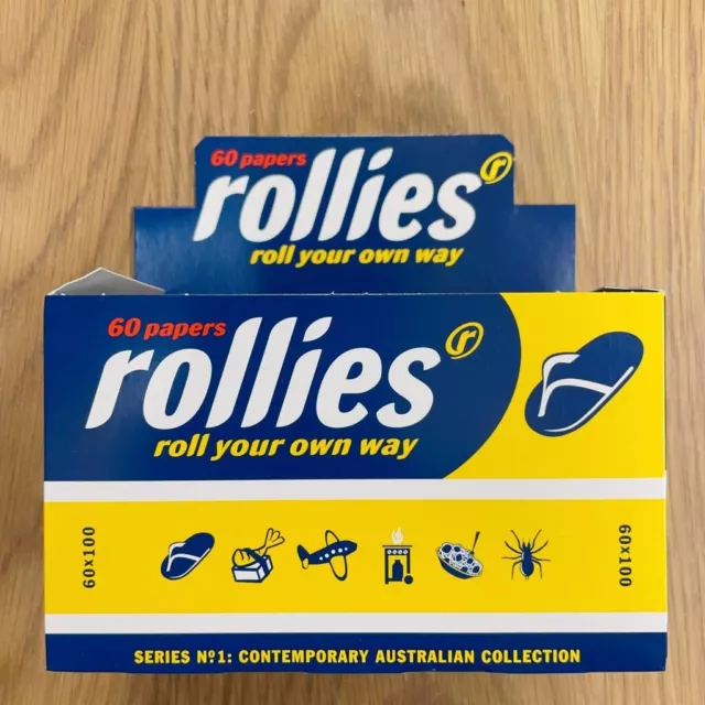 Rollies Brand Papers, 100 Pack, 60 Leaves Per PK, Free Shipping