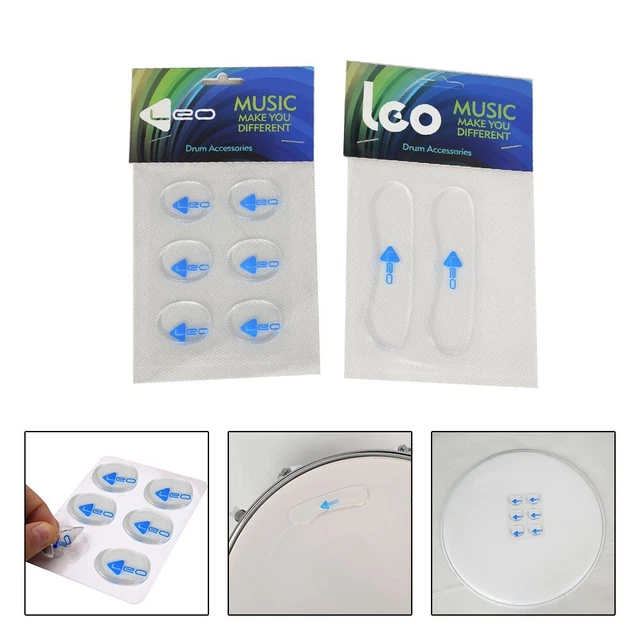 32 Pièces Moon Gels VixxNoxx Pour Tambours - Amortisseurs Silicone - 4 Couleurs - Contrôle Tonalité