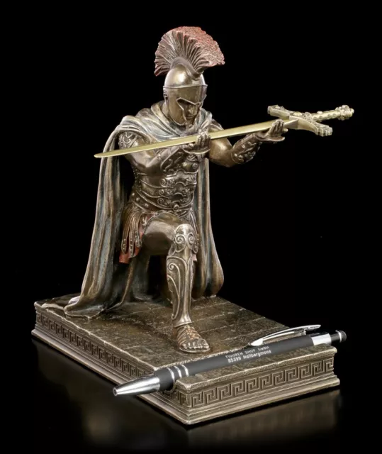 Romain Figurine - Commandant Avec Ouvre-Lettre Et Porte-Stylo - Veronese