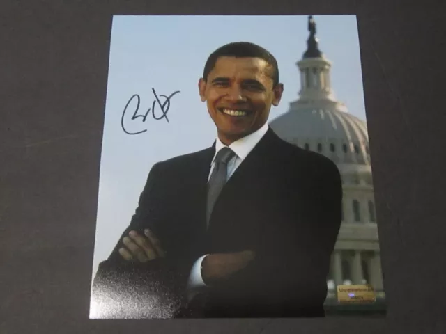 Barack Obama 8X10 Signed Photo