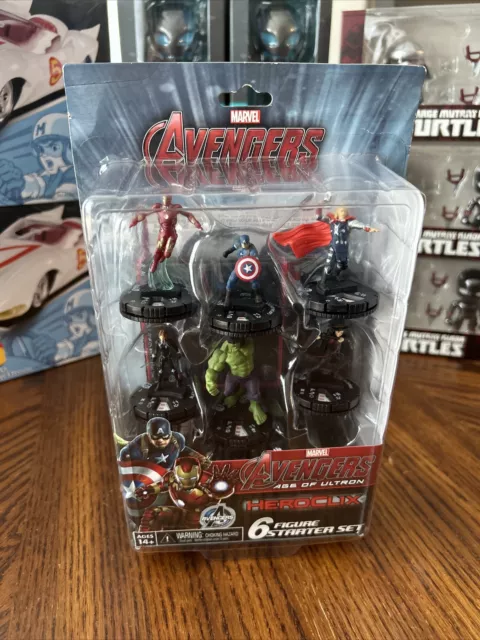 Marvel Age Of Ultron Heroclix 6 Figure Starter Set WizK!ds